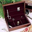 MAN OF THE YEAR JEWELRY BOX - MAN OF THE YEAR JEWELRY BOX, MAHOGANY/DIOR RED