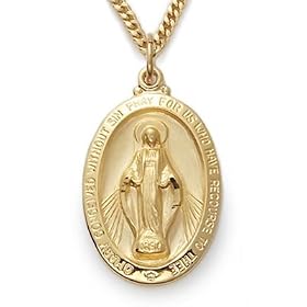 24K Gold Over Sterling Silver 1 1/8