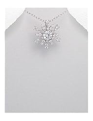 CZ Pendant Necklace In 92.5 Sterling Silver