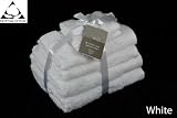 Prestige  Luxor  Egyptian Cotton 650gsm 6pc Towel Bale Bundle Gift Set - WHITE