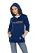 New York Islanders Women's Laser Cut 3/4 Sleeve Pullover Hoodie - by Alyssa Milano