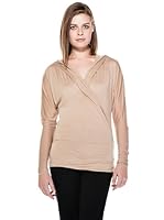 Stefanel Camiseta Con Capucha (beige)