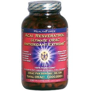 Acai Resveratrol Ultimate ORAC Antioxidant Supreme - 240 - Veg Cap Reviews
