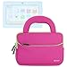 Evecase LillyPad Jr.® Android Kids Tablet Neoprene Sleeve Case Slim Briefcase w/ Handle & Accessory Pocket / Ultra Portable Travel Carrying Case Sleeve Portfolio Pouch Cover - Hot Pink