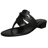 Lauren Ralph Lauren Women's Blanca Low Heel Thong,Black,8 M