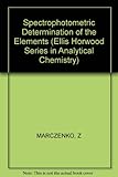 Spectrophotometric determination of elements
