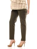 Motherhood Maternity: Plus Size Secret Fit Belly(tm) Twill Cargo Pockets Skinny Leg Maternity Pants