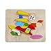 Dreaman Wooden Helicopter Puzzle Educational Developmental Baby Kids Training Toy