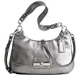 Coach Kristin Leather Hippie Shoulder Hobo Bag Purse Tote 16931 Gunmetal