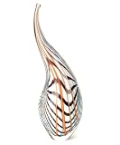 100% Handcraft Murano Glass Art mouth Blown Vase