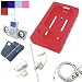 (5 in 1) Silicone Skin for Microsoft Zune Mp3 Player + White Car Chargeer + White Travel/home Charger for Microsoft Zune + Av Audio Video Cable for Microsoft Zune + White Fold-up Amplified Portable Speakers (Many Color Available).