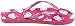 Hello Kitty Women's Flip Flop With Printed Footbed And Glitter Straps