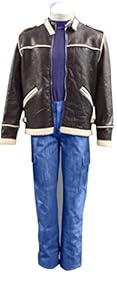 Mtxc Men's Resident Evil 4 Cosplay Costume Leon 1st Size XX-Small Brown