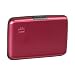 Cool Wallets | Luxury Wallets | Small Wallets | Aluminum Wallets | Cool Men's Wallets - Ogon Aluminum Small Ribbed Wallet - Red (Red)