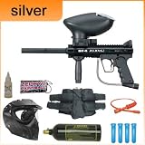 BT Paintball Combat ERC Paintball Gun Silver Starter Package