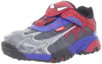 Amazon.com: Stride Rite Spider-Man Spidey Sense Light-Up Sneaker (Toddler/Little Kid),Red/Blue,3 
