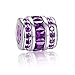 Soufeel 925 Sterling Silver Birthstone Barrel Charm Bead Fit European Bracelets, Romantic Gifts for Mom, Wife, Girlfriend, Daughter, Friends on Birthday,Anniversary,Valentines Day, Graduations, Mother's Day and Christmas Day