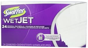 Swiffer WetJet Spray Mop Floor Cleaner Pad Refills, 24-Count (Pack of 2) (Packaging May Vary)