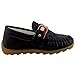 DADAWEN Boy's Girl's Classic Slip-on Loafers Oxford Flat Shoes Black US Size 9 M Toddler