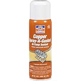 Permatex 80697 Copper Spray-A-Gasket Hi-Temp Adhesive Sealant, 9 oz. net Aerosol Can