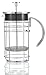 GROSCHE MADRID French Press - Premium Coffee and Tea Maker - 1.5L - 51 oz - Borosilicate Glass Beaker - Dual Filter System For Rich Brew - Versatile Brewing | Stainless Steel Filter