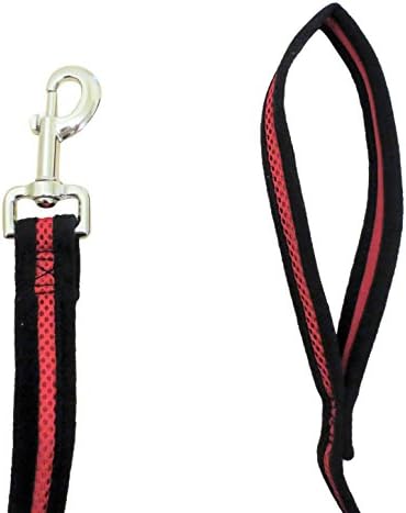 Kavsy™ Best Mesh Dog Leash- For Soft Mesh Harness (red)