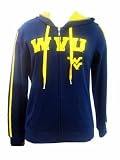 West Virginia Mountaineers Ladies Zip-Up Hooded Sweatshirt