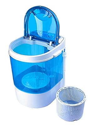 DMR 30-1208 Portable Mini Washing Machine with Dryer Basket (3 kg, Blue)