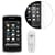 Transparent Clear Crystal Snap-on Cover Case with Clip + Clear Reusable LCD Screen Protector for AT&T LG Vu CU920 Cell Phone