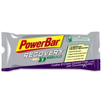 PowerBar Performance Recovery Bar - Box of 15 - Cookies & Cream Caramel Crisp by PowerBar