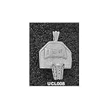 UCLA Bruins Solid Sterling Silver ''UCLA'' Backboard Pendant