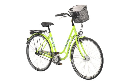 Ruhrwerk Damen Fahrrad Tourensport 3 Gang R&uuml;cktrittbremsnabe, mit Nabendynamo und Korb, watergreen, Rahmenh&ouml;he: 50 cm, Reifengr&ouml;&szlig;e: 28 Zoll (71.12 ...