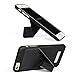 Akiko iPhone 6 6s Plus Case, Stand Case [Origami Series] Ultimate Protection Scratch Proof Soft Interior Leather HardCase with [Foldable 2-Way Stand Feature] for iPhone 6 6s Plus, Black