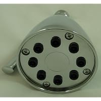 NEATitems Giessdorf PowerJet 8 Jet Brass Shower Head - Polished Chrome