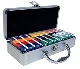 60 Ct European Poker Plaque Chip Set