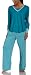  : Dockers Women's Reversible V-Neck Striped PJ Set
