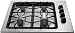 FFGC3025L 30 Gas Cooktop with 4 Sealed Burners Cast Iron Grates Low Simmer Burner and Ready-Select Controls