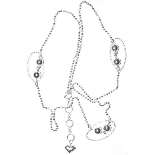 Childrens Toyshop  Jewelry : Belly Bracelet Sterling Silver Jewelry Gifts From India Max Length 36 " (b221)