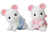 Sylvanian Families White Mouse Babies