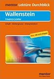 Wallenstein: Inhalt - Hintergrund - Interpretationen / Neu: Mit Info-Klappe