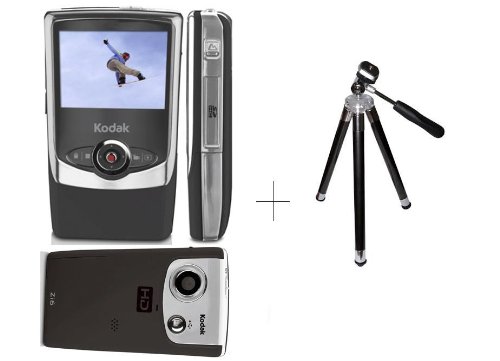 Kodak Zi6 HD Pocket Video Camera + Digipower Compact Mini Tripod Kodak Zi6 HD Pocket Video Camera + Digipower Compact Mini Tripod