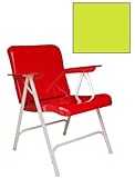 IMAGE OF Pair of Metal Folding Chairs in Lime (Lime) (33