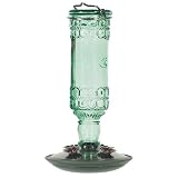 Antique Hummingbird Feeder - Green