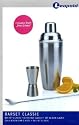 Barset Classic. Buch "Pink Drinks" + Shaker + Barma&szlig; + Barl&ouml;ffel. Cocktails f&uuml;r Liebe, Leidenschaft und Partys