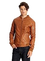 Usual Way Cazadora Piel Ansel (Cognac)