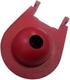 Korky 3030BP Sealing Surface Red Rubber Eljer Titan Flap, 3-Inch