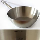 Relaxdays Sauteuse 24 cm Durchmesser 8 cm hoch Edelstahl Induktion Gas Elektro