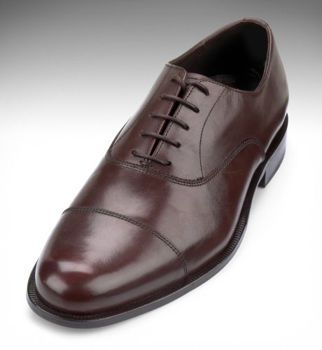 Collezione Leather Oxford Cap Toe Shoes