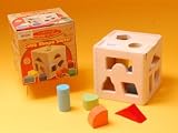 Wooden Shape Sorter Cube 14cm X 14cm X 14cm (D66924D)