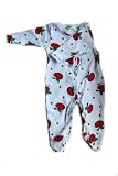 New Jammies Organic Cotton Footsie Romper Apple of My Eye, 3 Months